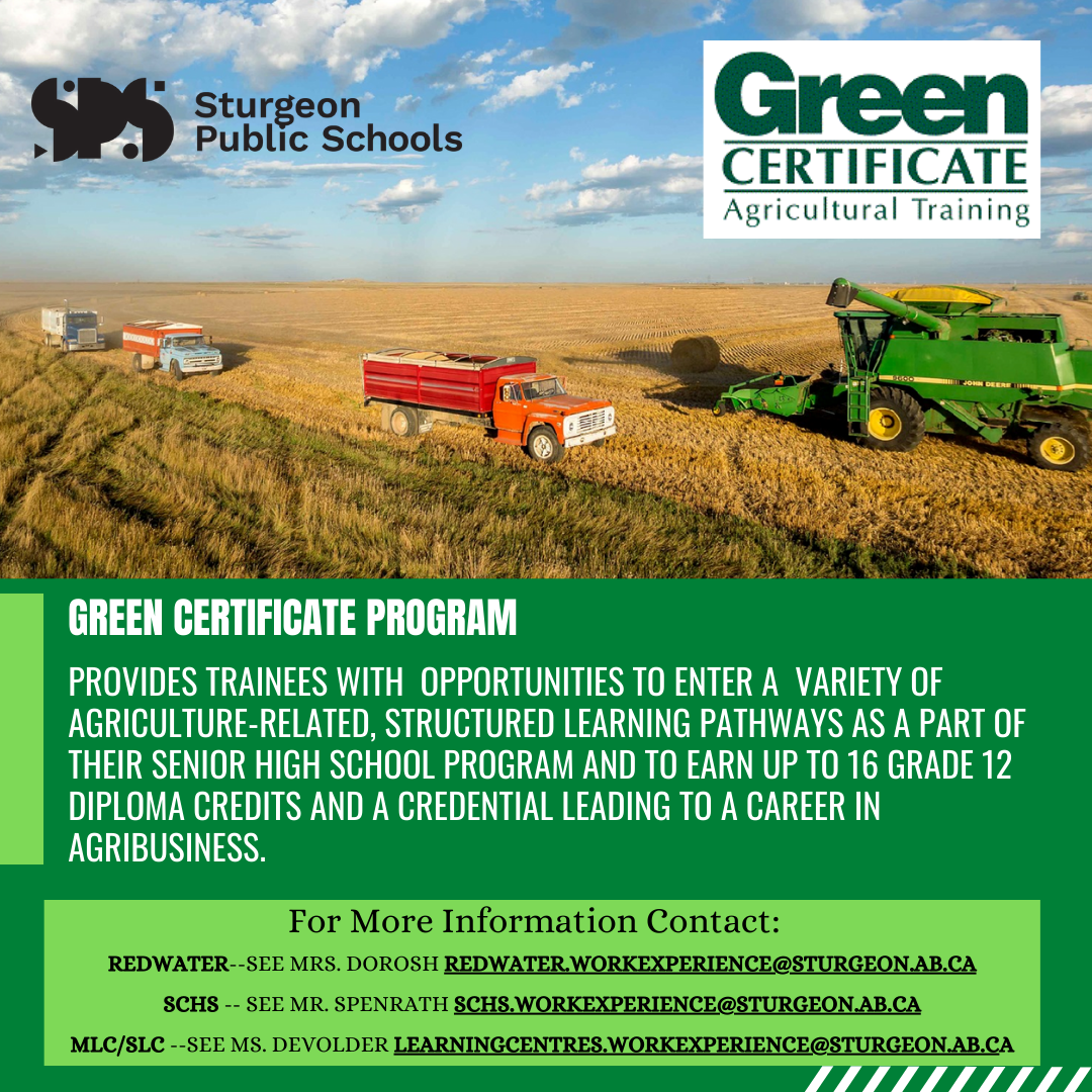 Green Certificate Program Information Learning Centres Green Certificate Program Information Learning Centres