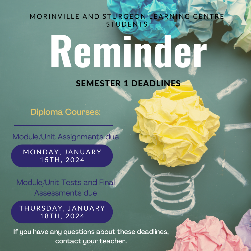 January 2024 Diploma Exam Information Learning Centres
